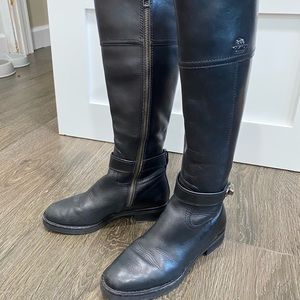 Coach knee high riding boots